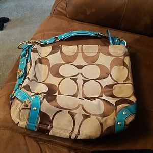 Coach signature large Carly shoulder bag